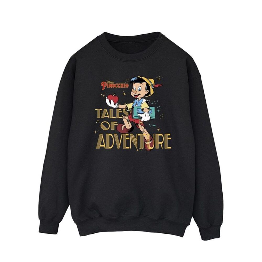 Pinocchio Mens Tales Of Adventure Sweatshirt / Black
